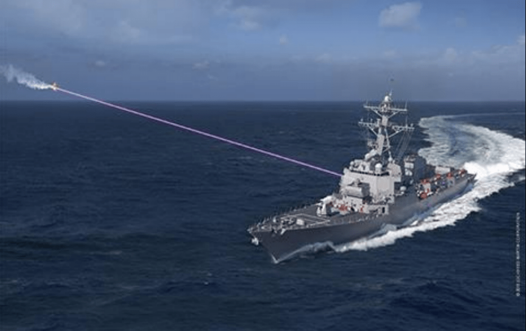 Laserwaffenversuche in der Deutschen Marine